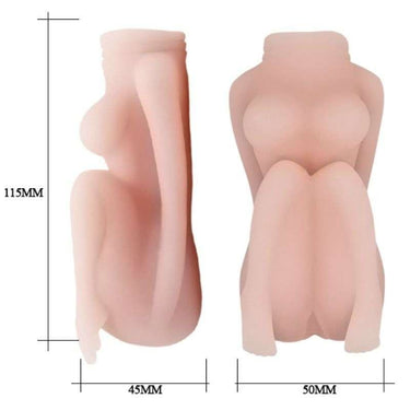 Mini Masturbatore Maschile con Design Donna, Tocco Realistico